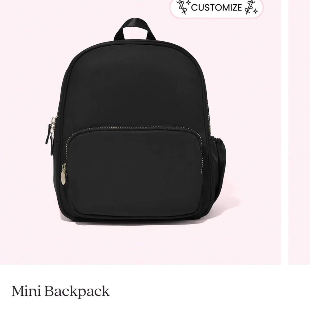 Stoney Clover Lane Black Mini Backpack